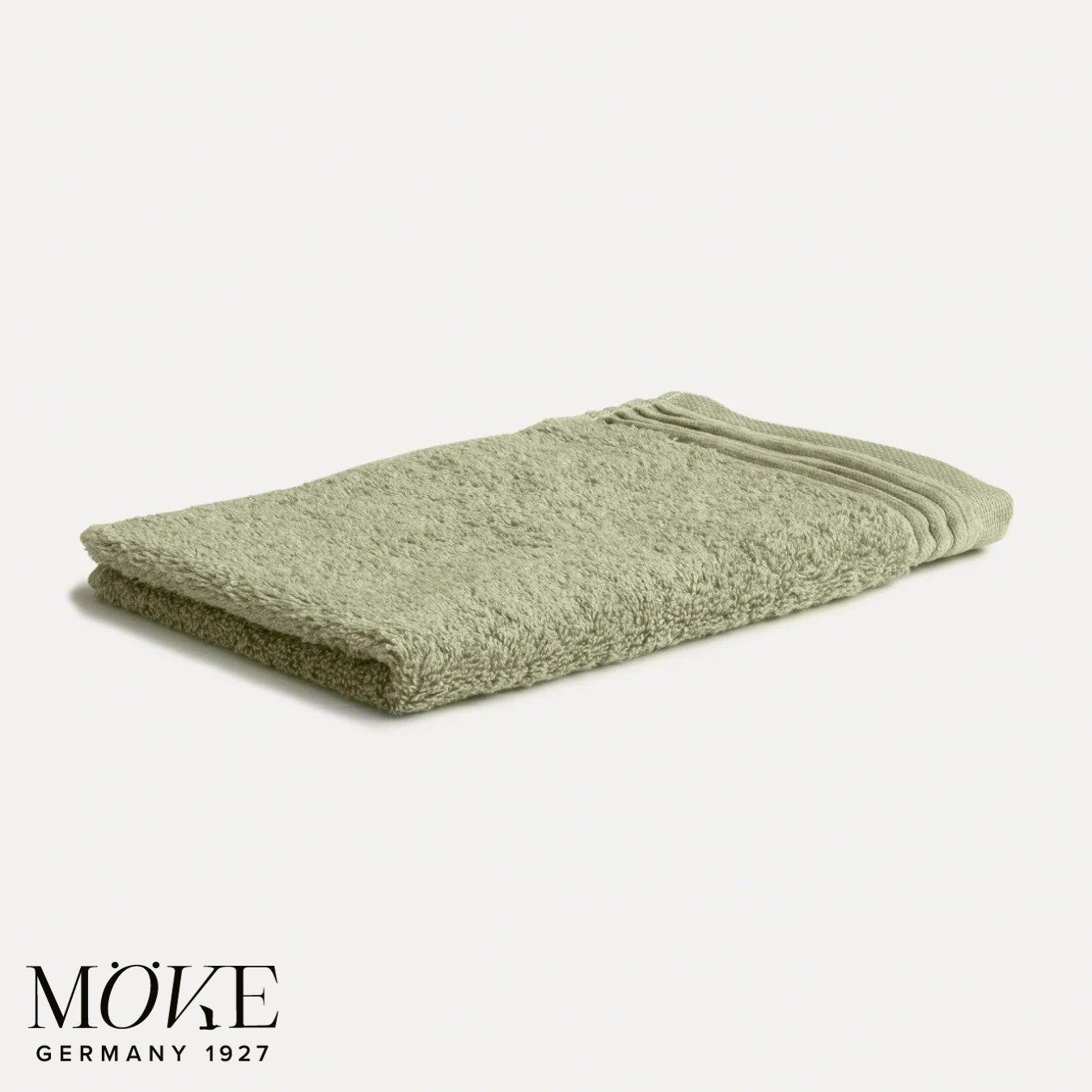 Brisača Loft olivno zelena, 100% bombaž