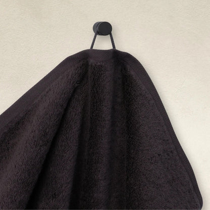 Brisača Loft črna, 100% bombaž