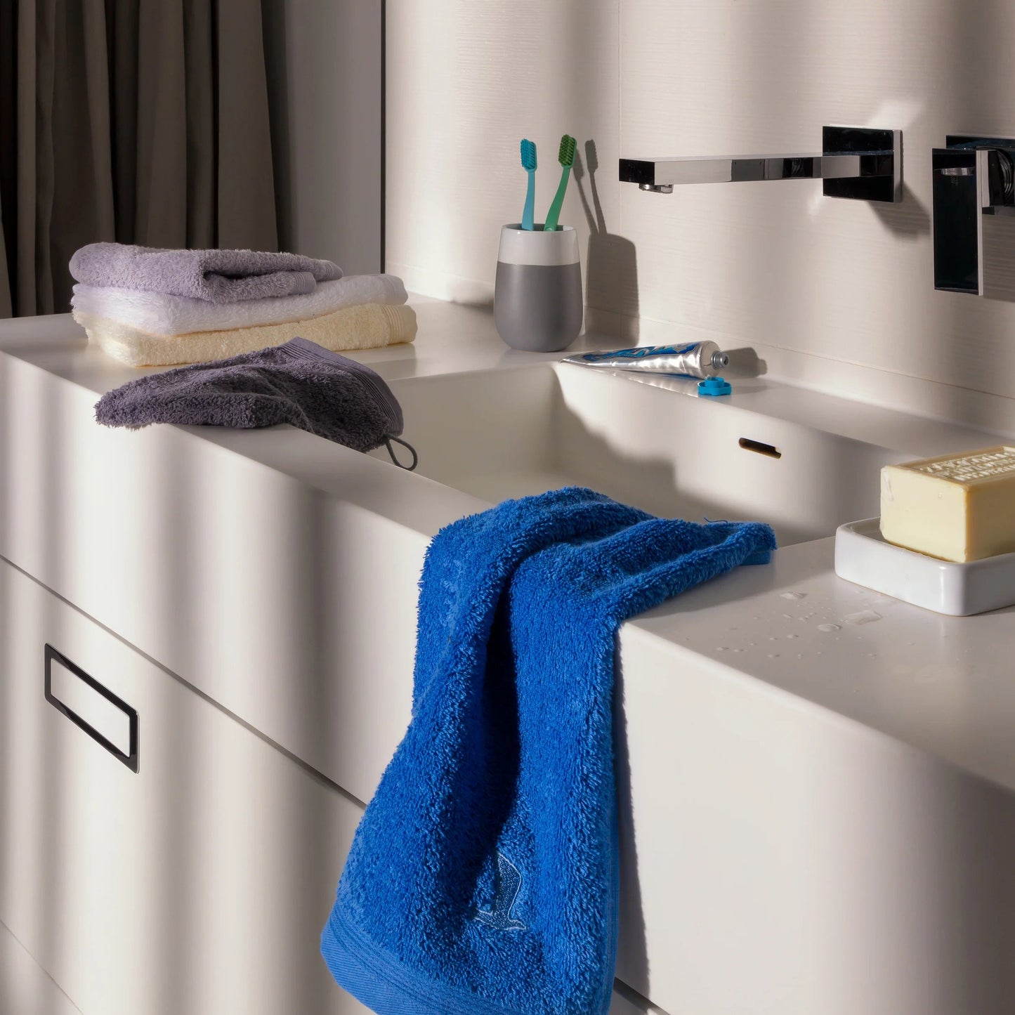 Brisača Superwuschel zelena, 100% bombaž