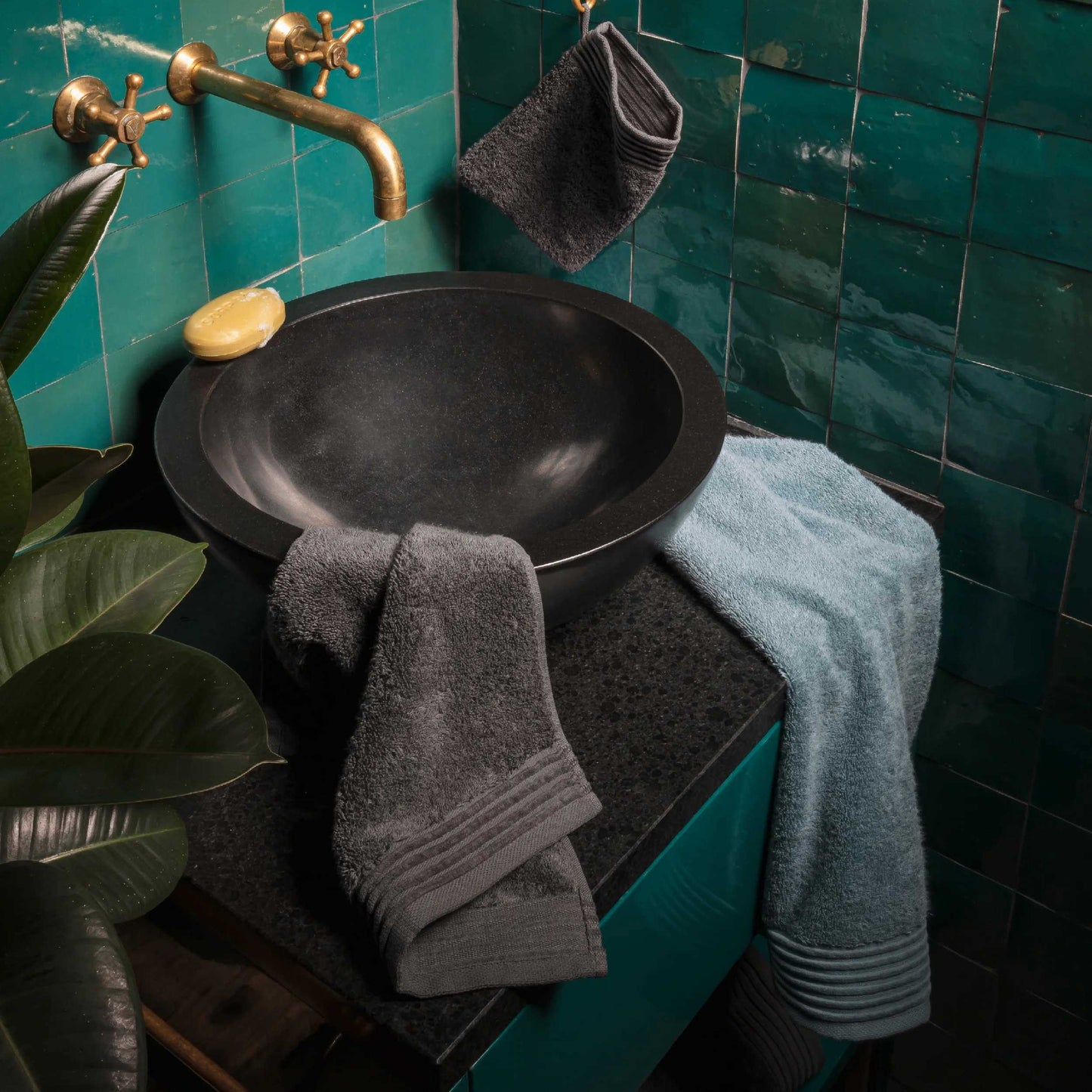 Brisača Loft roza, 100% bombaž