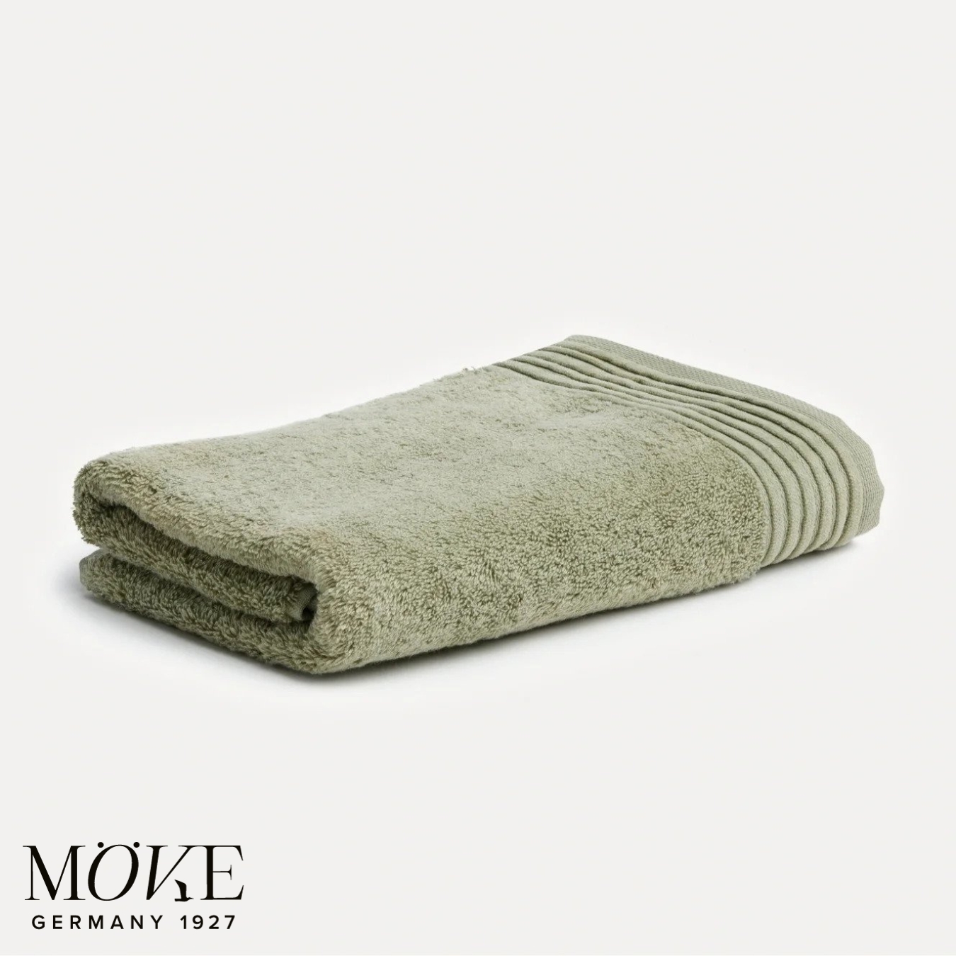 Möve Loft brisača 50x100 cm - olivno zelena